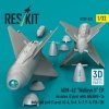 RESKIT RS32-0533 AGM-62 Walleye II ER missiles (2 pcs) with AN/AWG-16 data link pod (1 pcs) (A-4, A-6, A-7, F-4, F/A-18) (3D Printed) (1/32)